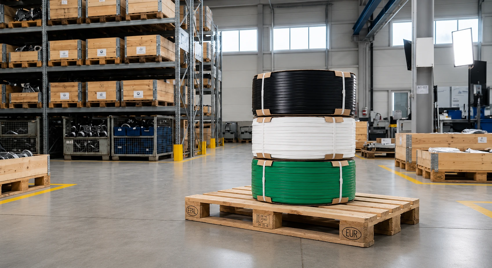 PP Strapping Band Exporter Slovakia — Greenstrix Industrial Packaging